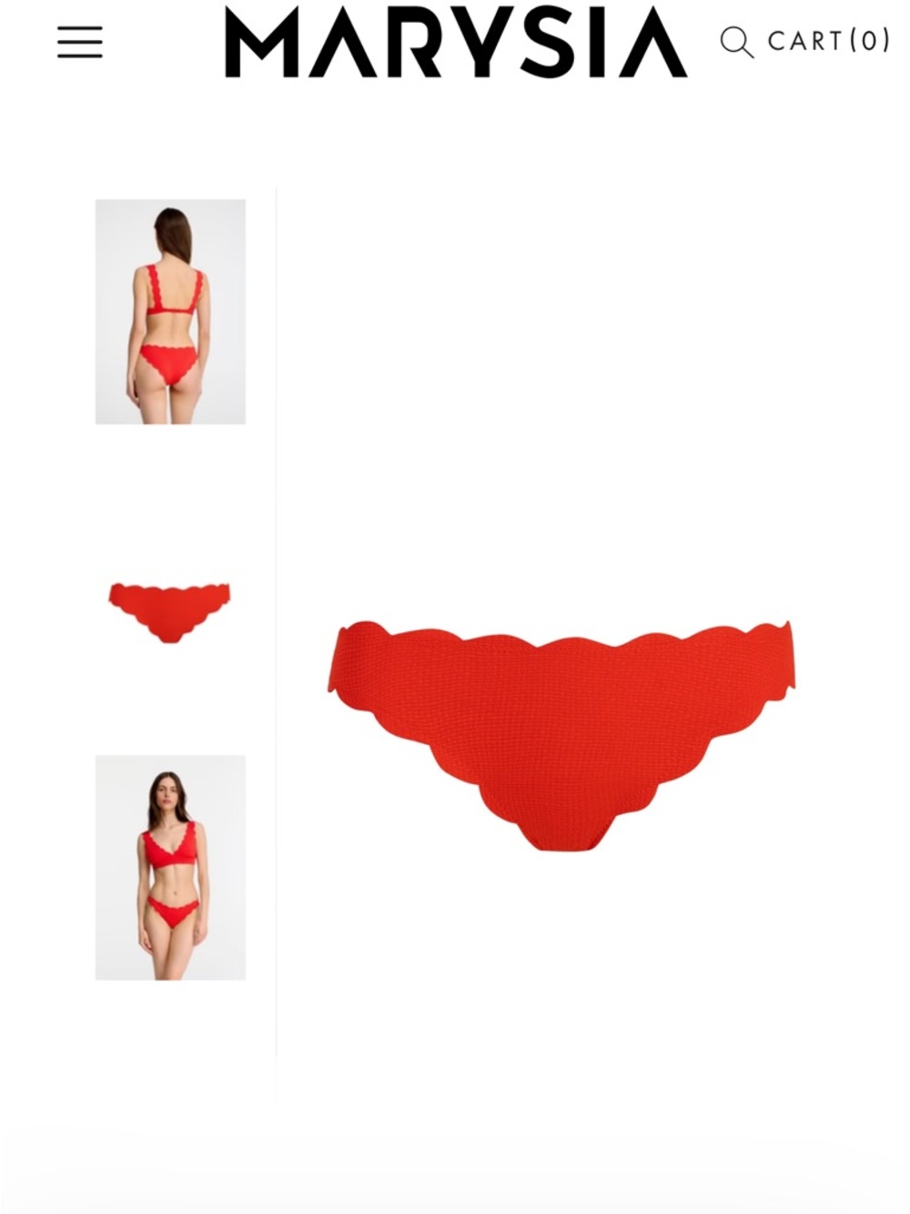 Marysia Swim Broadway suit in Poppy sz M - Picture 4 of 6